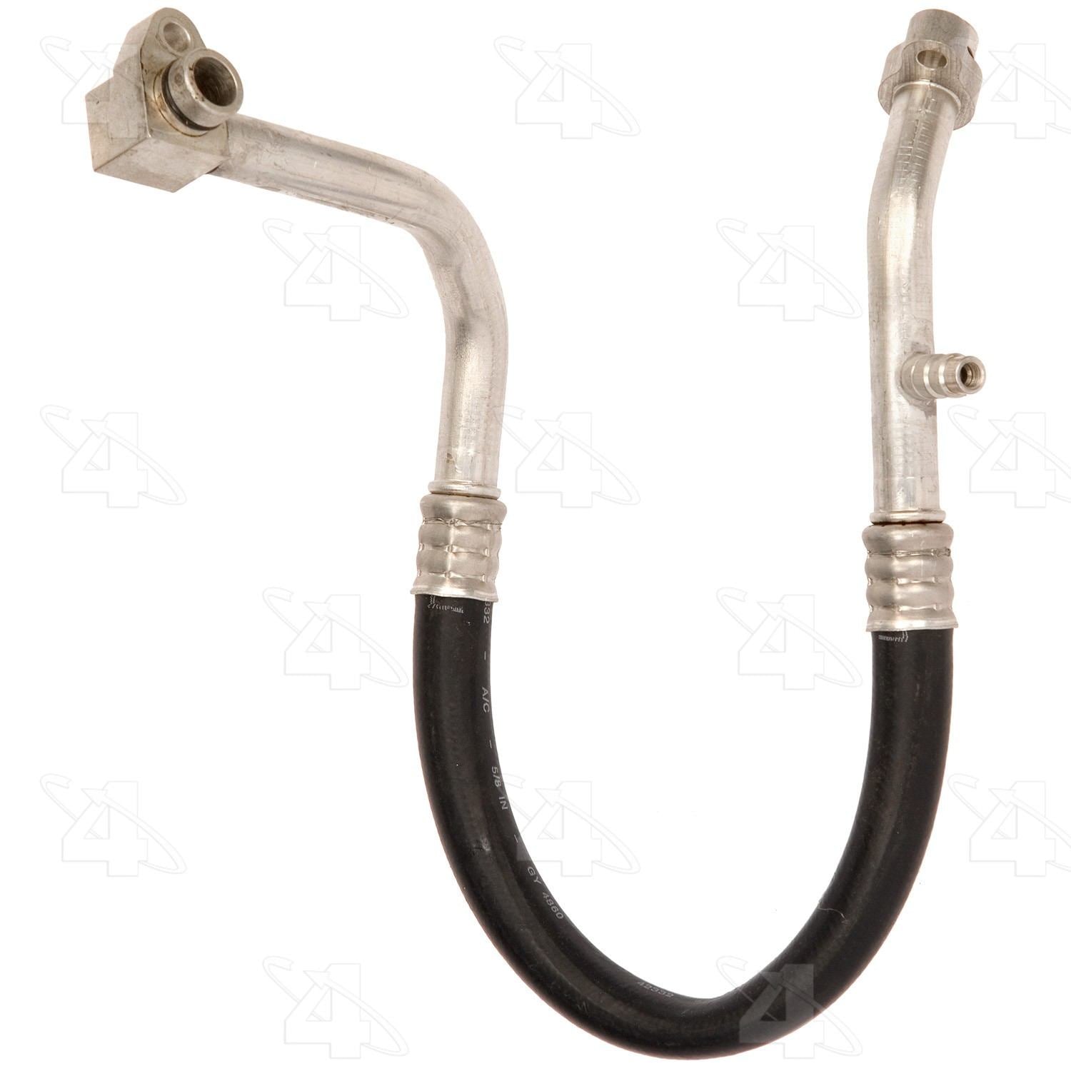 Front View of A/C Refrigerant Suction Hose FOUR SEASONS 55164