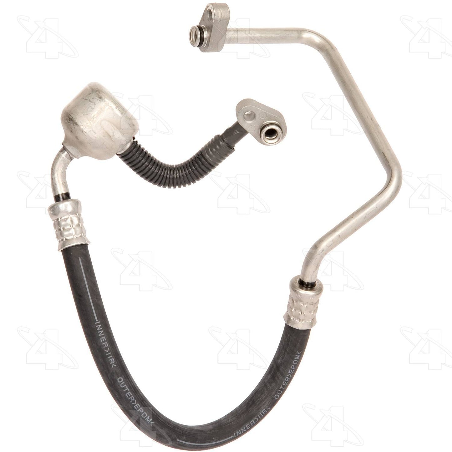 Front View of A/C Refrigerant Discharge Hose FOUR SEASONS 55175