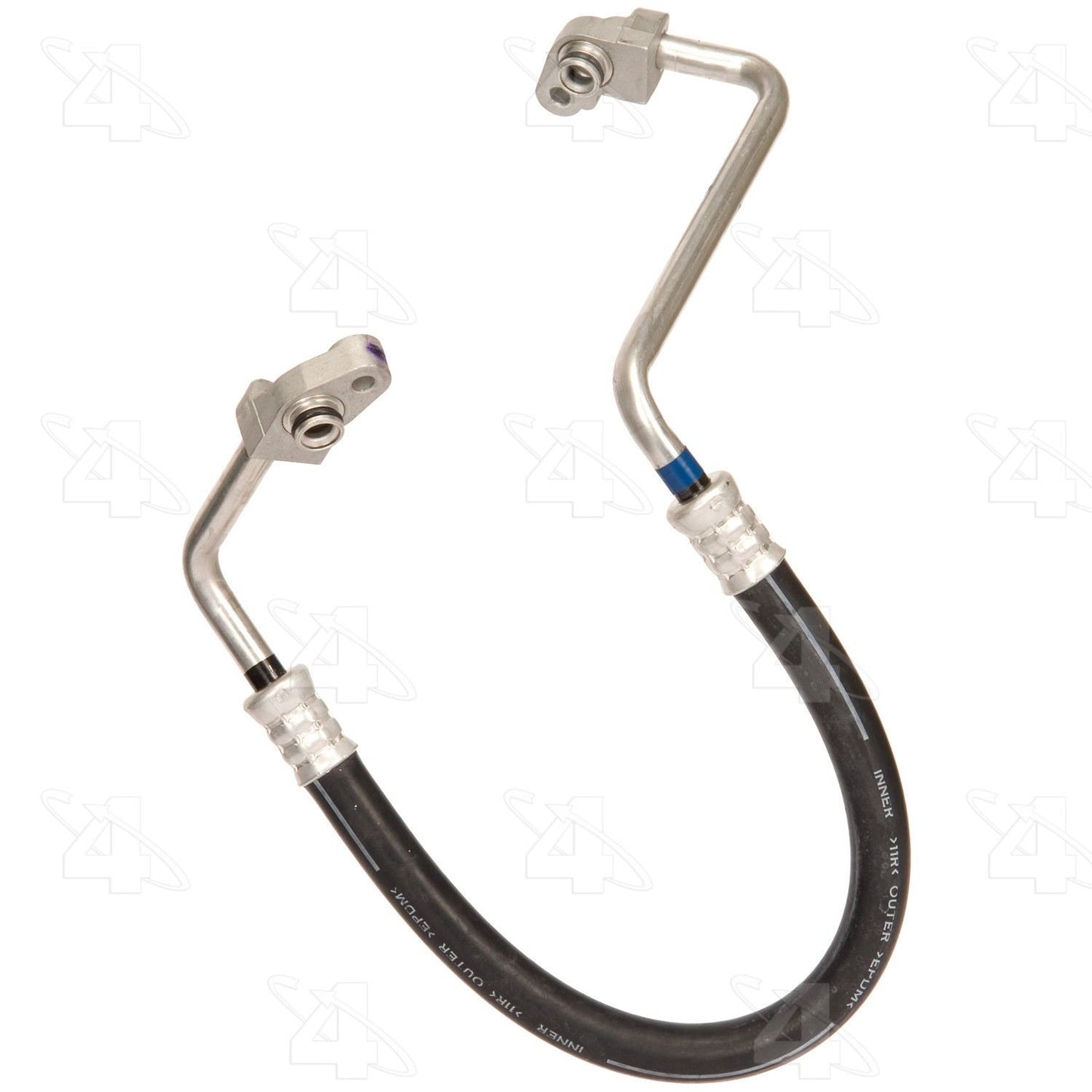 Front View of A/C Refrigerant Discharge Hose FOUR SEASONS 55195