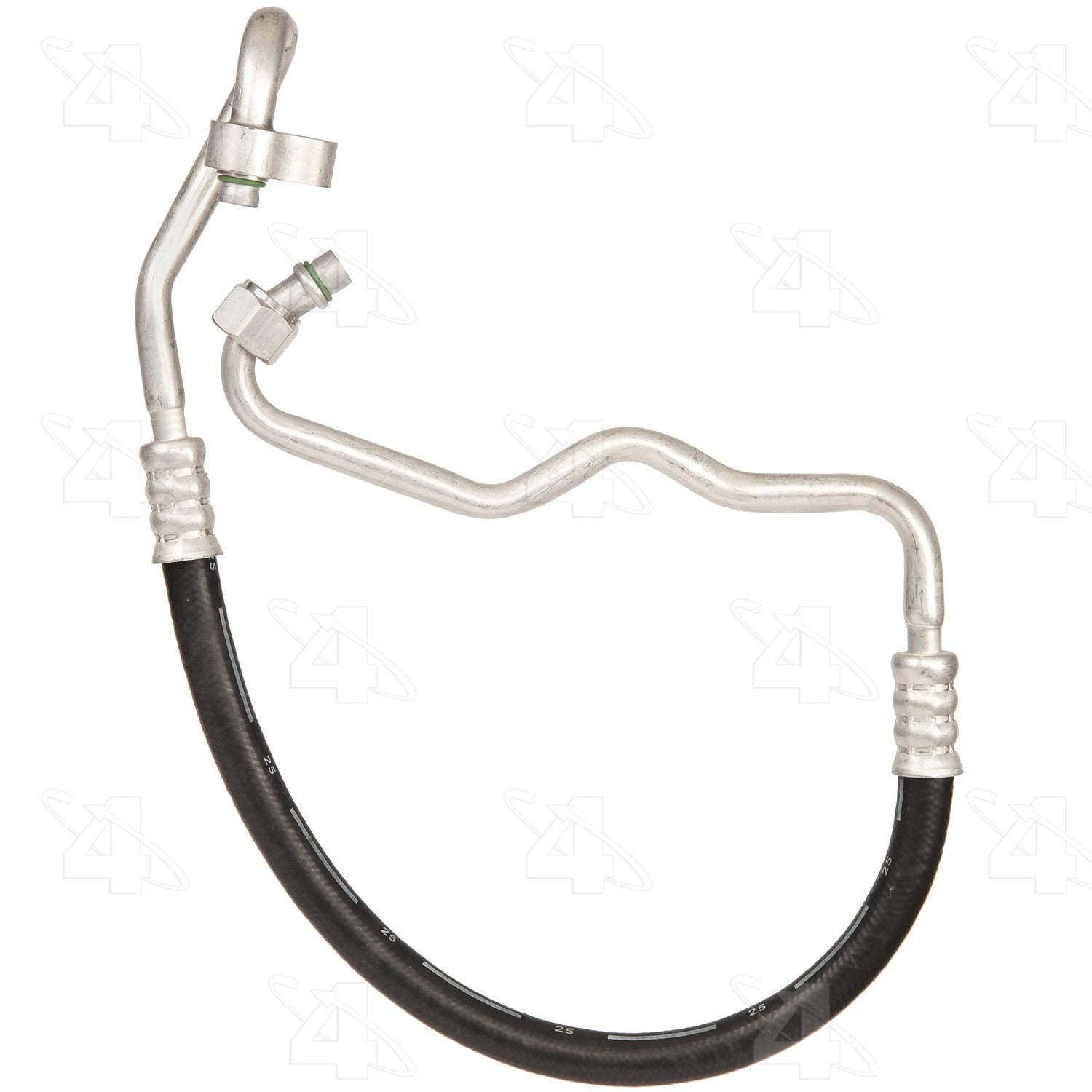 Front View of A/C Refrigerant Discharge Hose FOUR SEASONS 55231