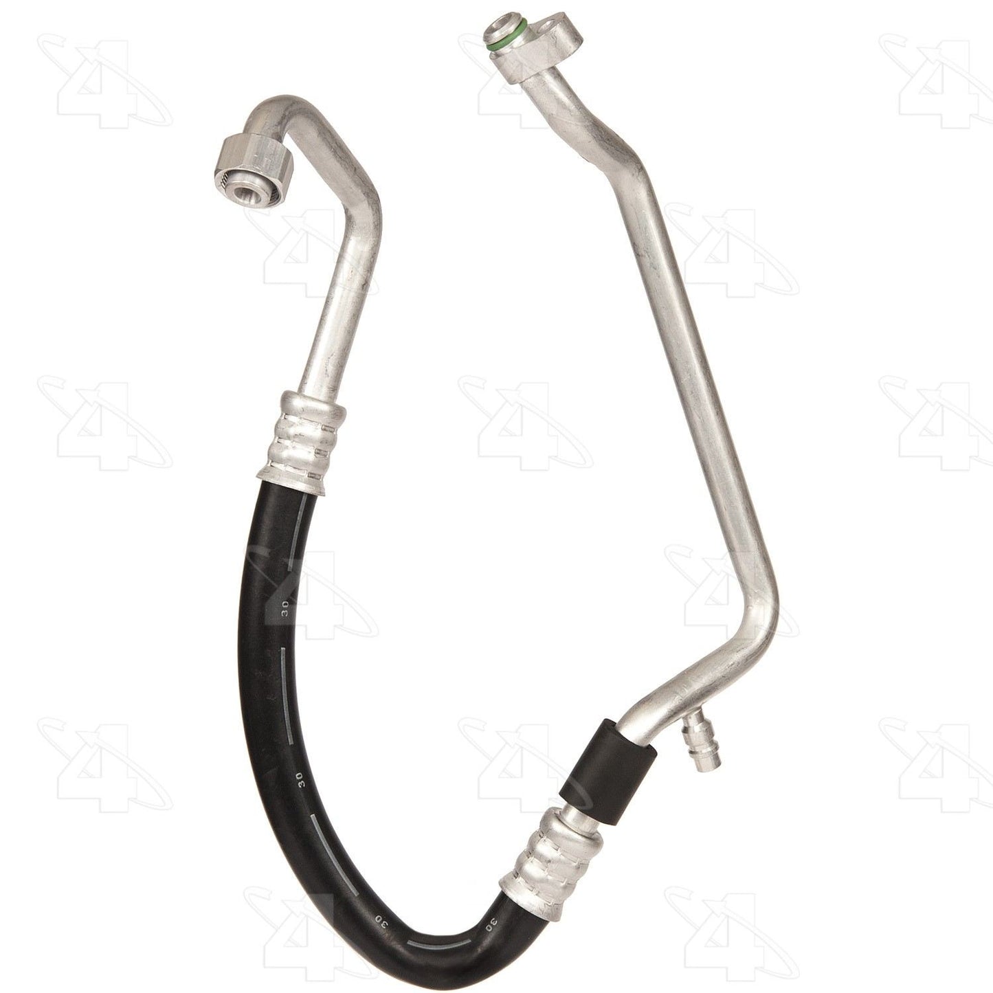 Front View of A/C Refrigerant Suction Hose FOUR SEASONS 55260