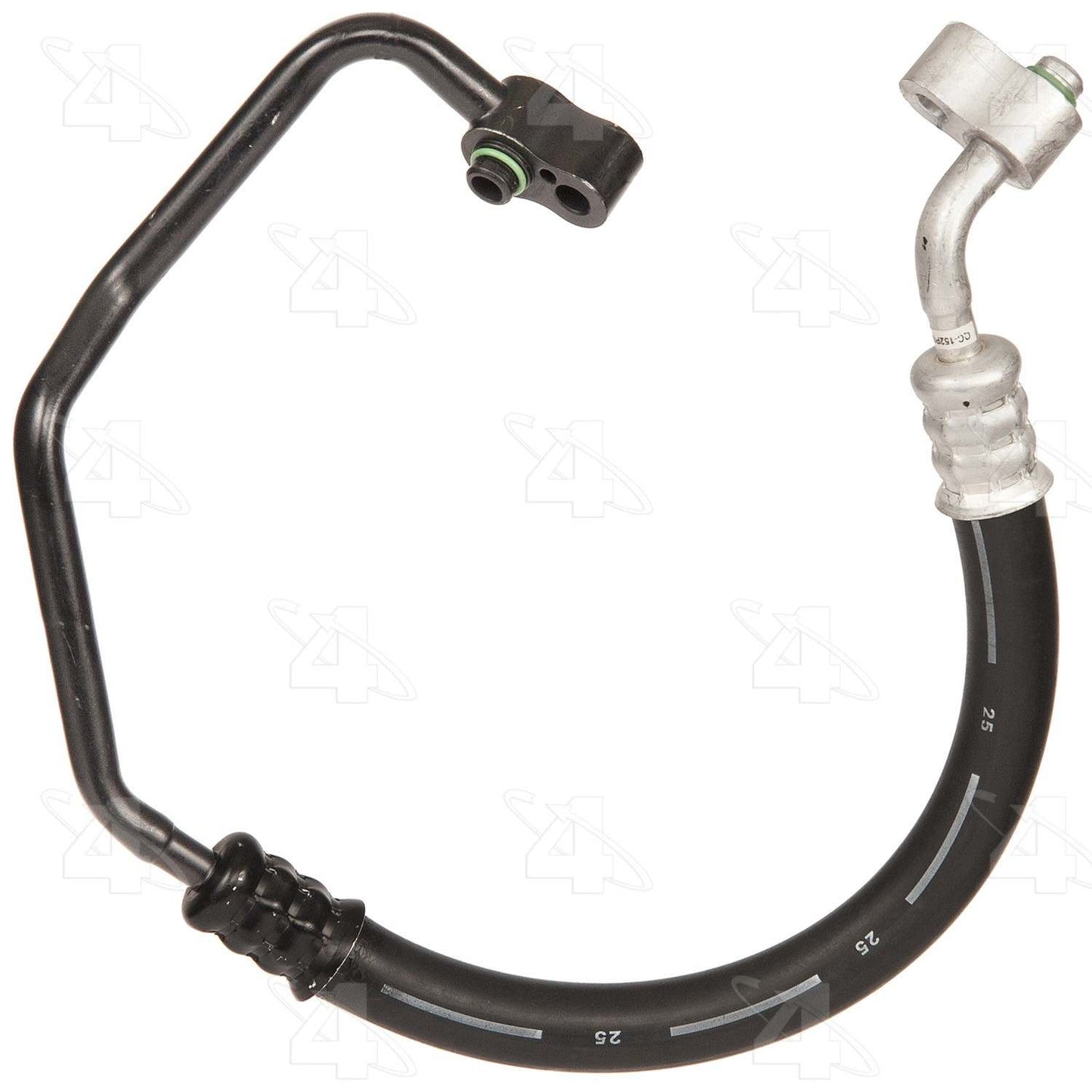 Front View of A/C Refrigerant Discharge Hose FOUR SEASONS 55409