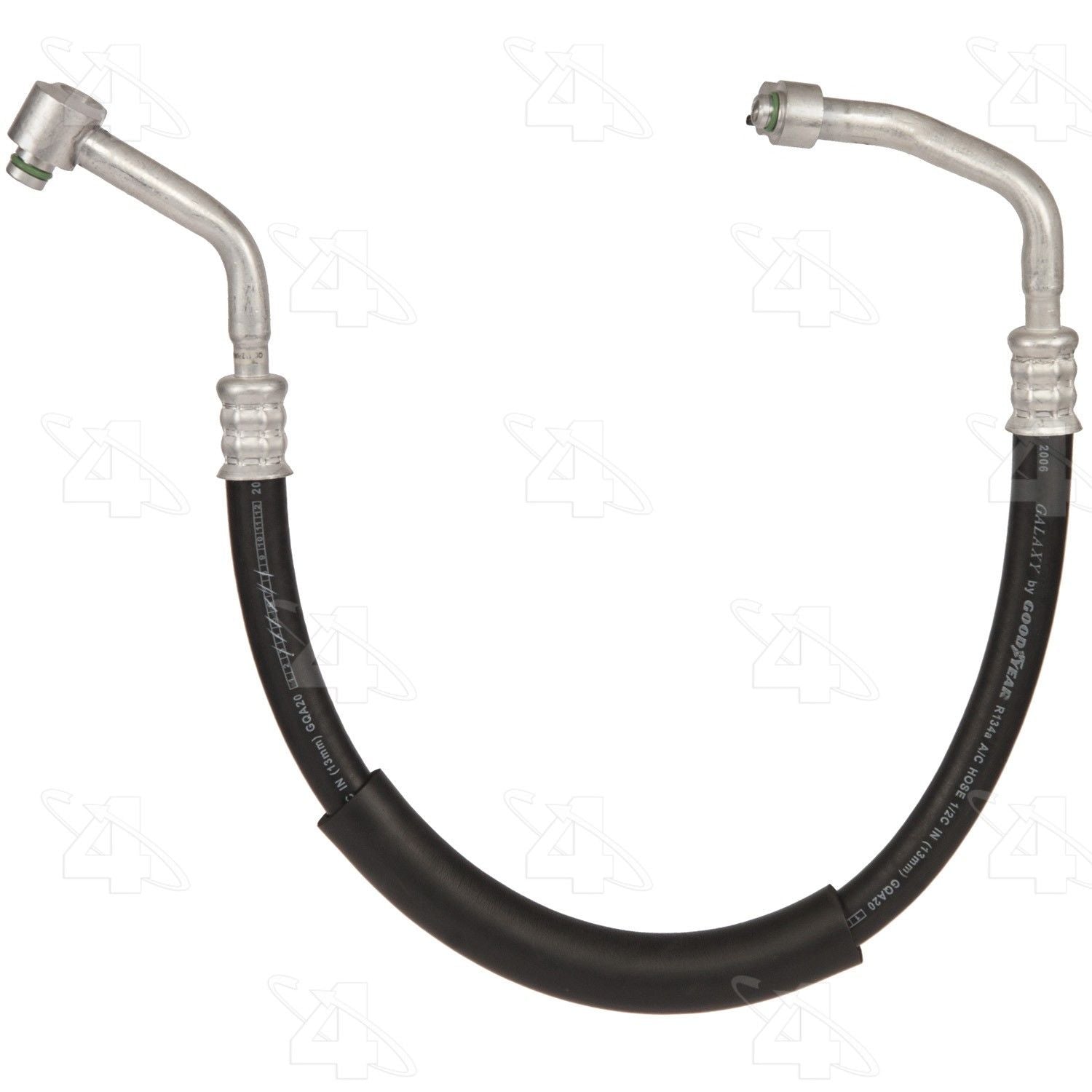 Front View of A/C Refrigerant Discharge Hose FOUR SEASONS 55441