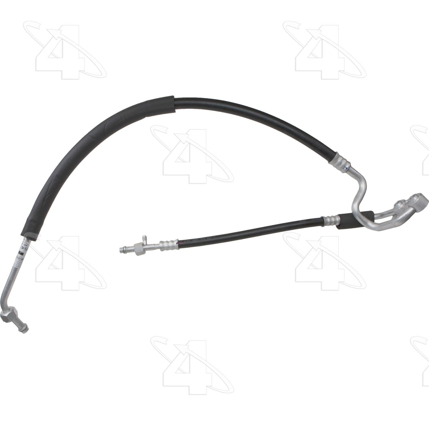 Front View of A/C Refrigerant Discharge / Suction Hose Assembly FOUR SEASONS 55474