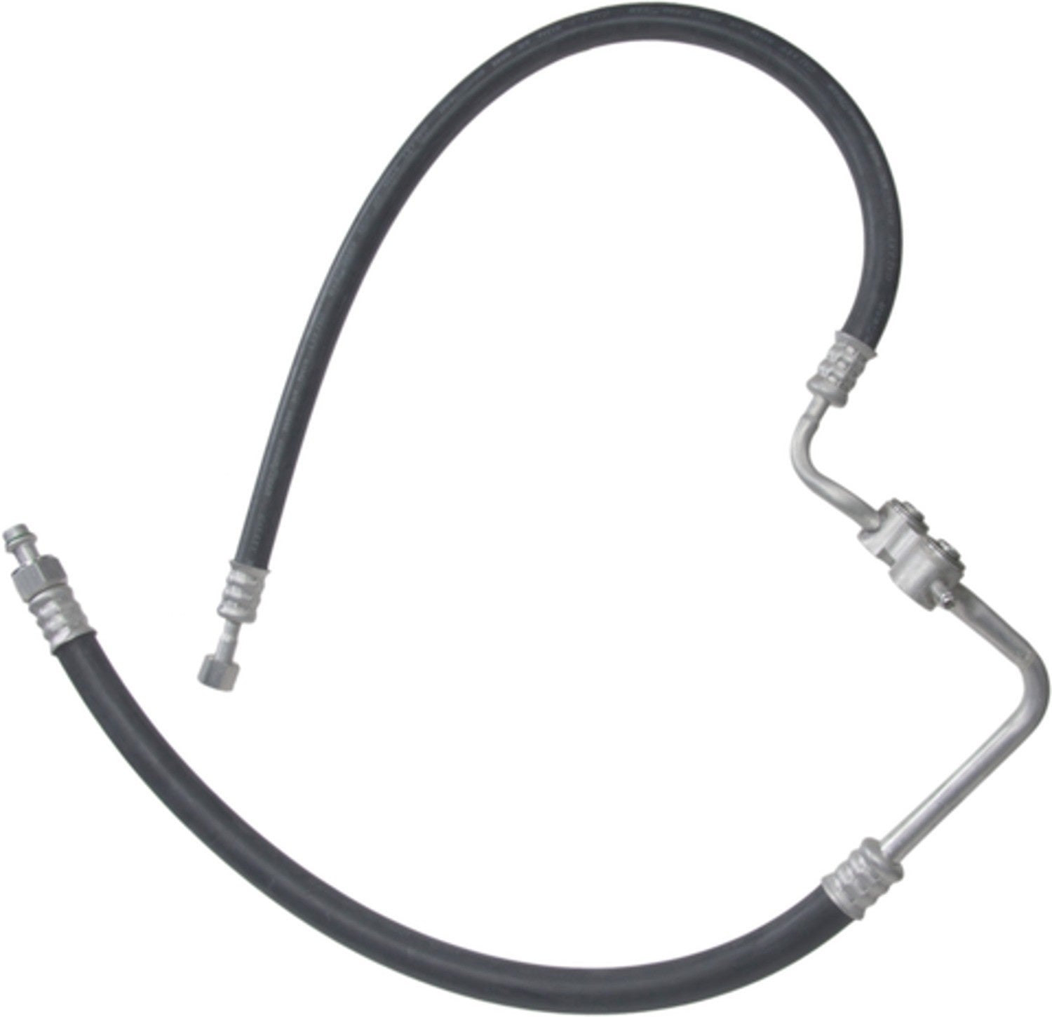 Angle View of A/C Refrigerant Discharge / Suction Hose Assembly FOUR SEASONS 55520