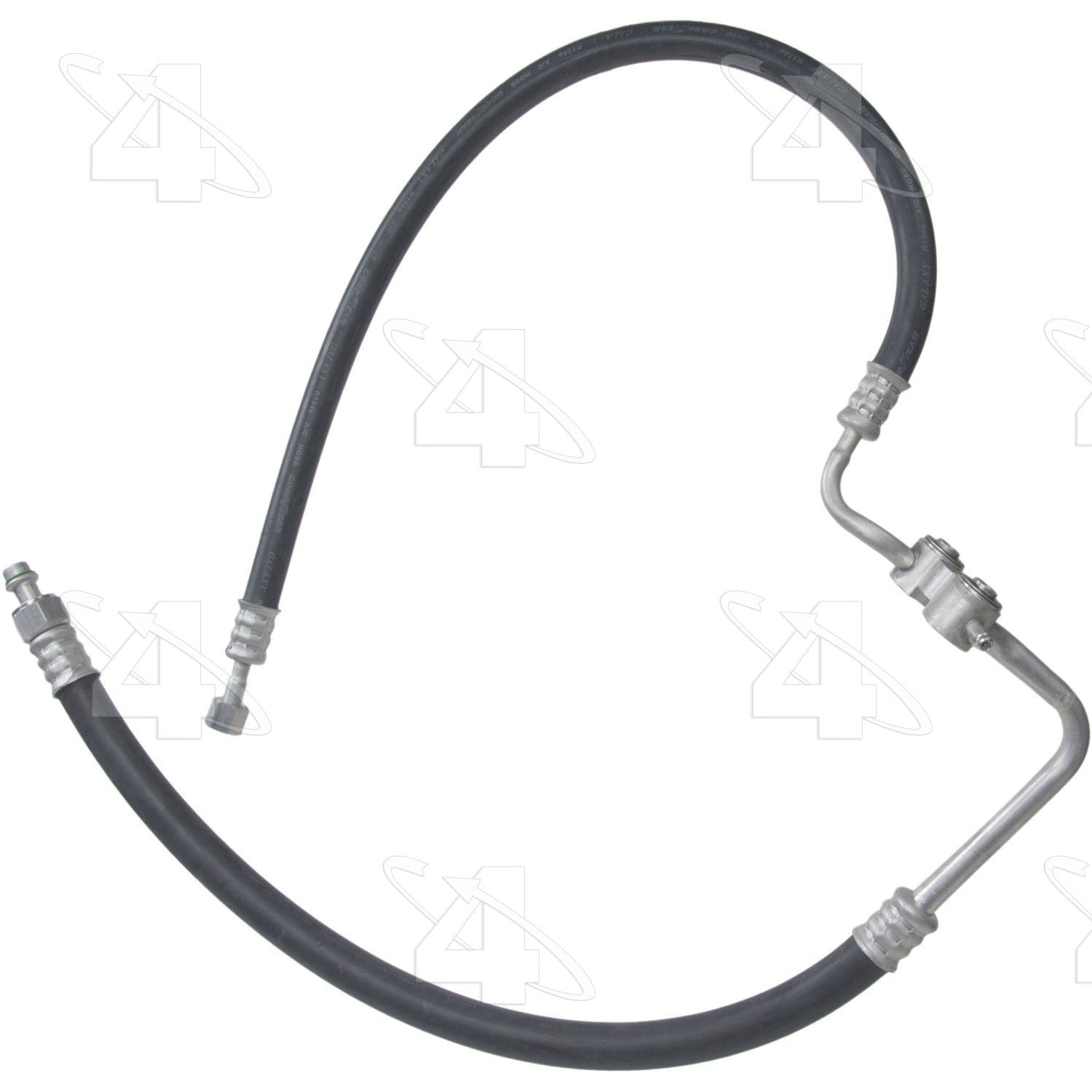 Front View of A/C Refrigerant Discharge / Suction Hose Assembly FOUR SEASONS 55520