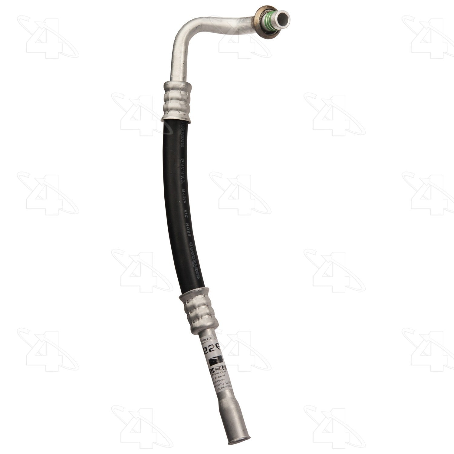 Front View of Rear A/C Refrigerant Suction Hose FOUR SEASONS 55564