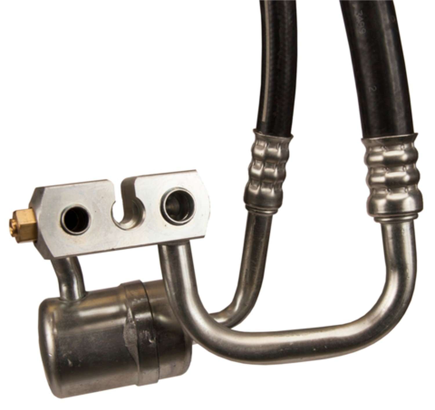 Connector View of A/C Refrigerant Discharge / Suction Hose Assembly FOUR SEASONS 55599