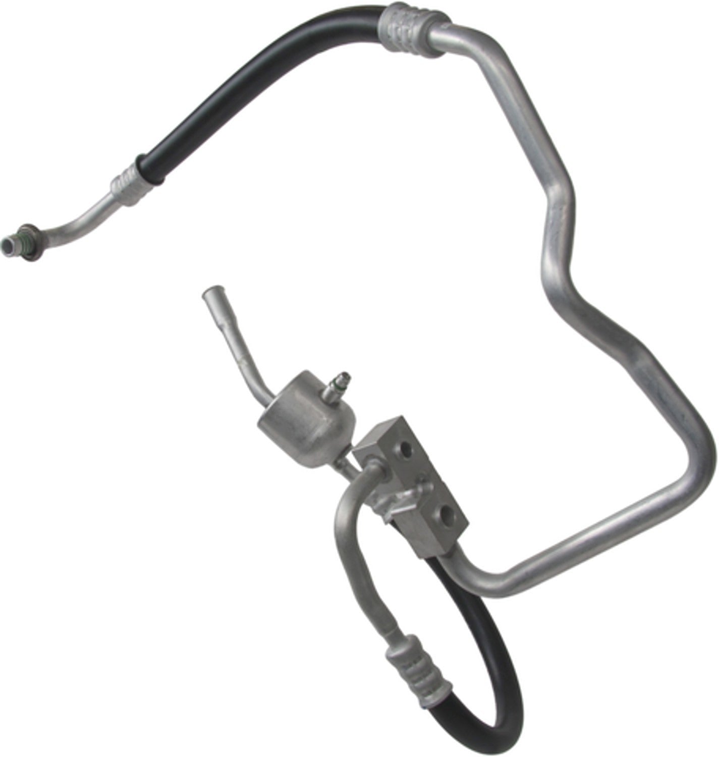 Angle View of A/C Refrigerant Discharge / Suction Hose Assembly FOUR SEASONS 55669