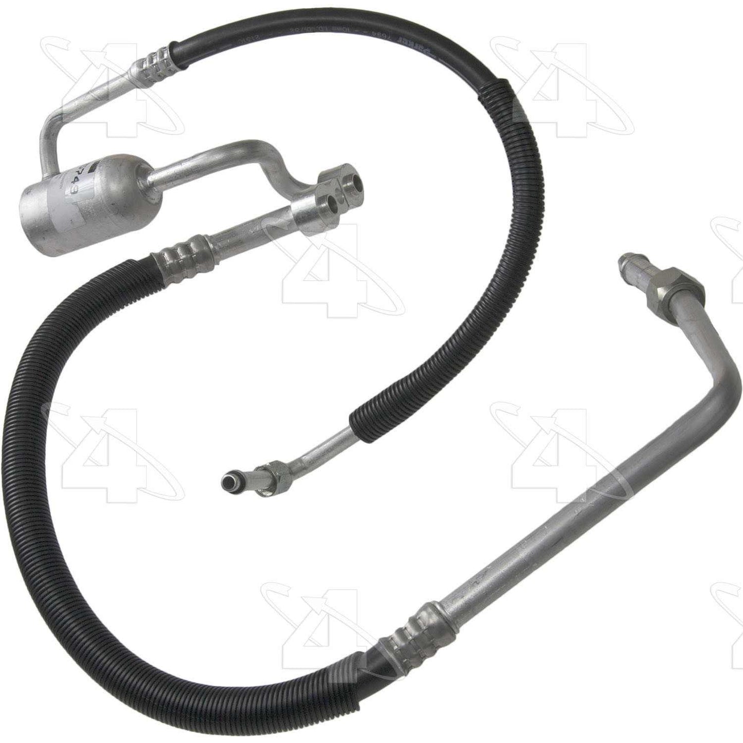 Front View of A/C Refrigerant Discharge / Suction Hose Assembly FOUR SEASONS 55749