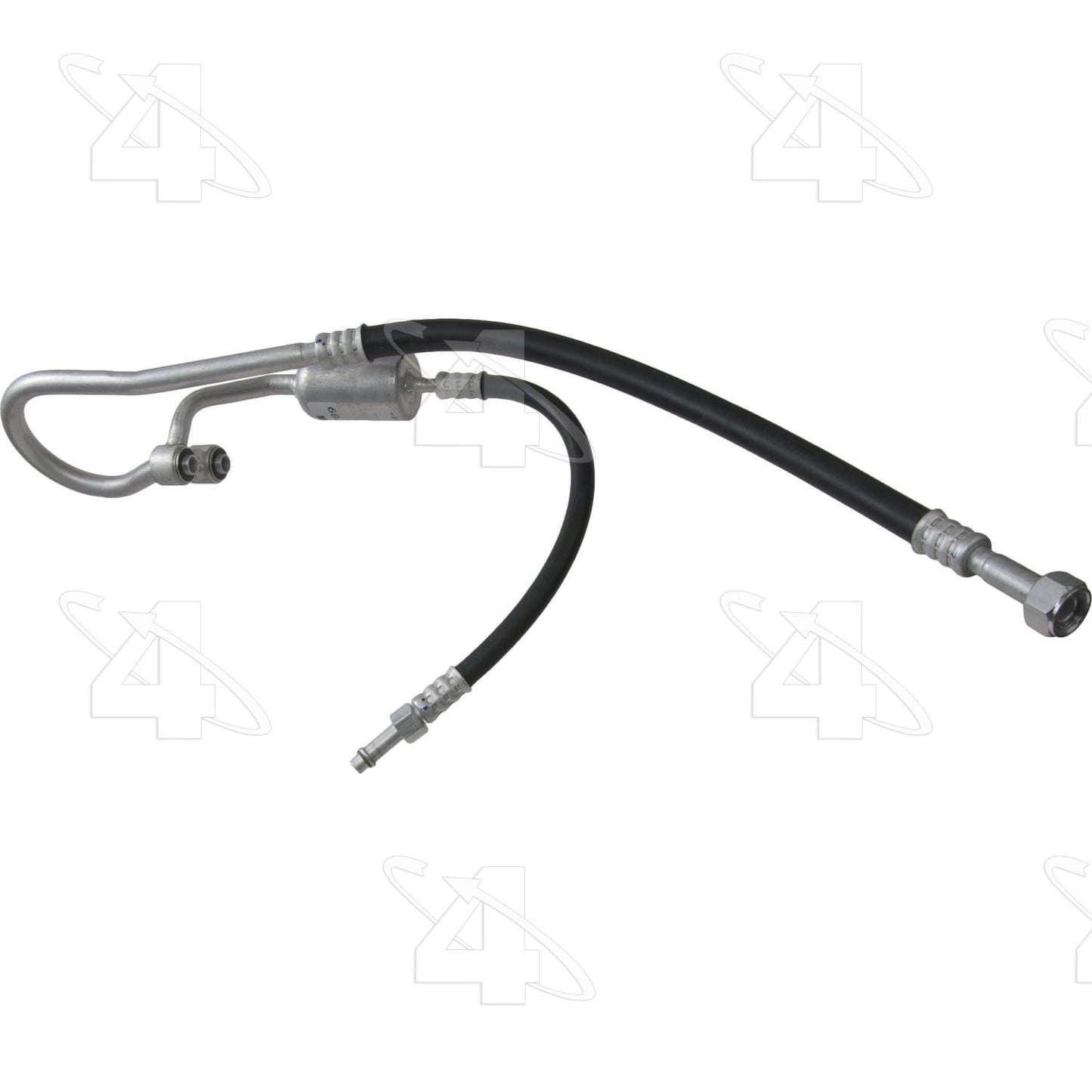 Front View of A/C Refrigerant Discharge / Suction Hose Assembly FOUR SEASONS 55789