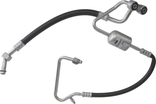 Angle View of A/C Refrigerant Discharge / Suction Hose Assembly FOUR SEASONS 55808