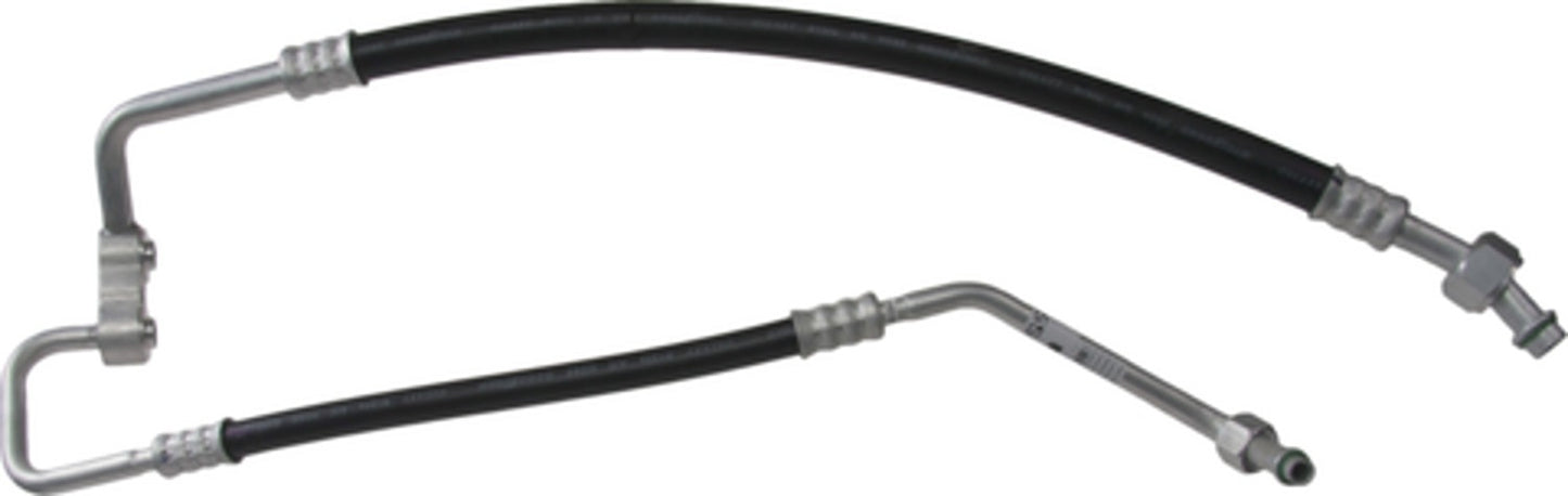 Angle View of A/C Refrigerant Discharge / Suction Hose Assembly FOUR SEASONS 55863