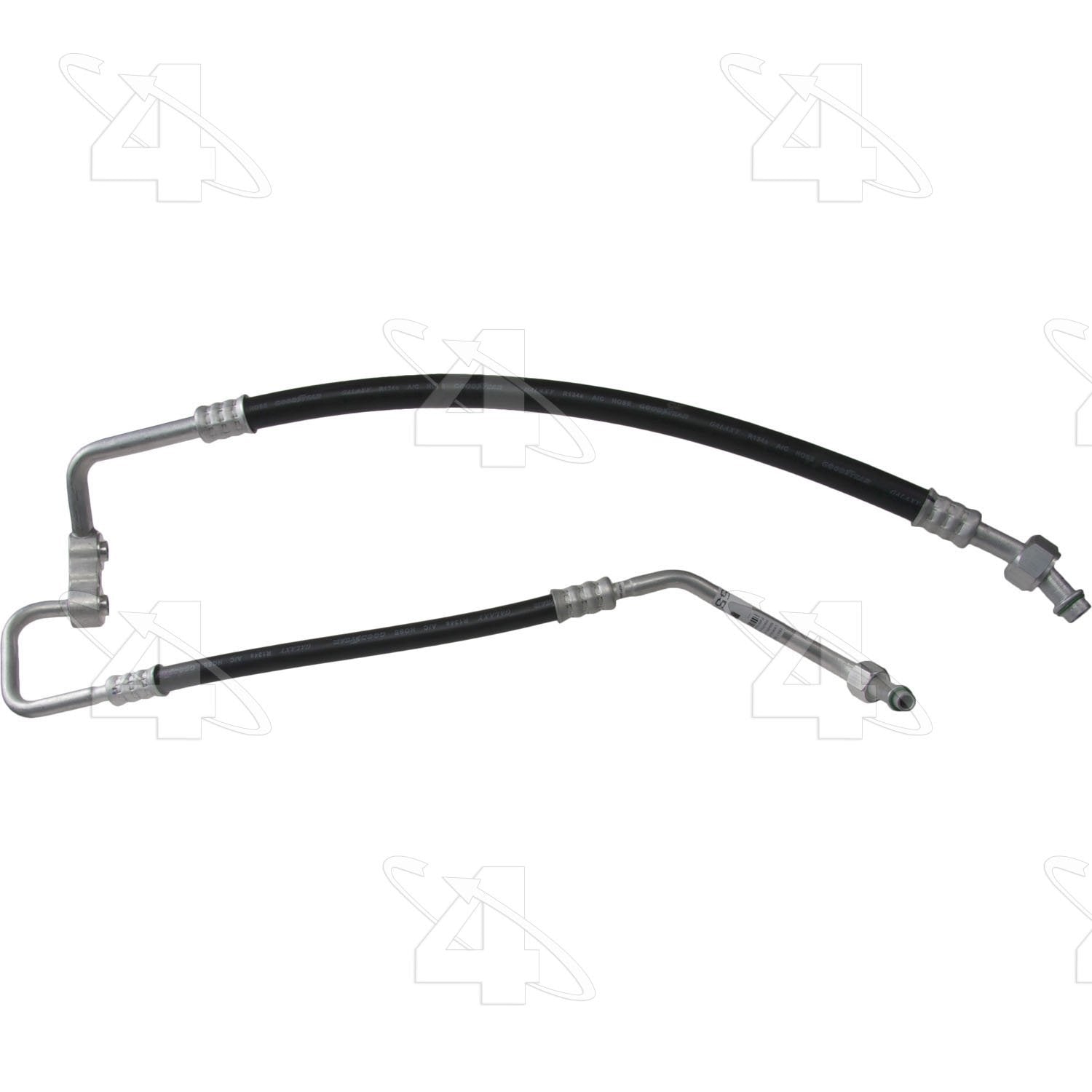 Front View of A/C Refrigerant Discharge / Suction Hose Assembly FOUR SEASONS 55863