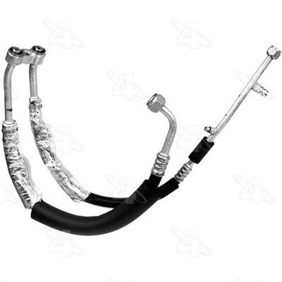 Front View of A/C Refrigerant Discharge / Suction Hose Assembly FOUR SEASONS 55903