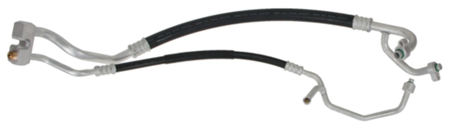 Angle View of A/C Refrigerant Discharge / Suction Hose Assembly FOUR SEASONS 55908