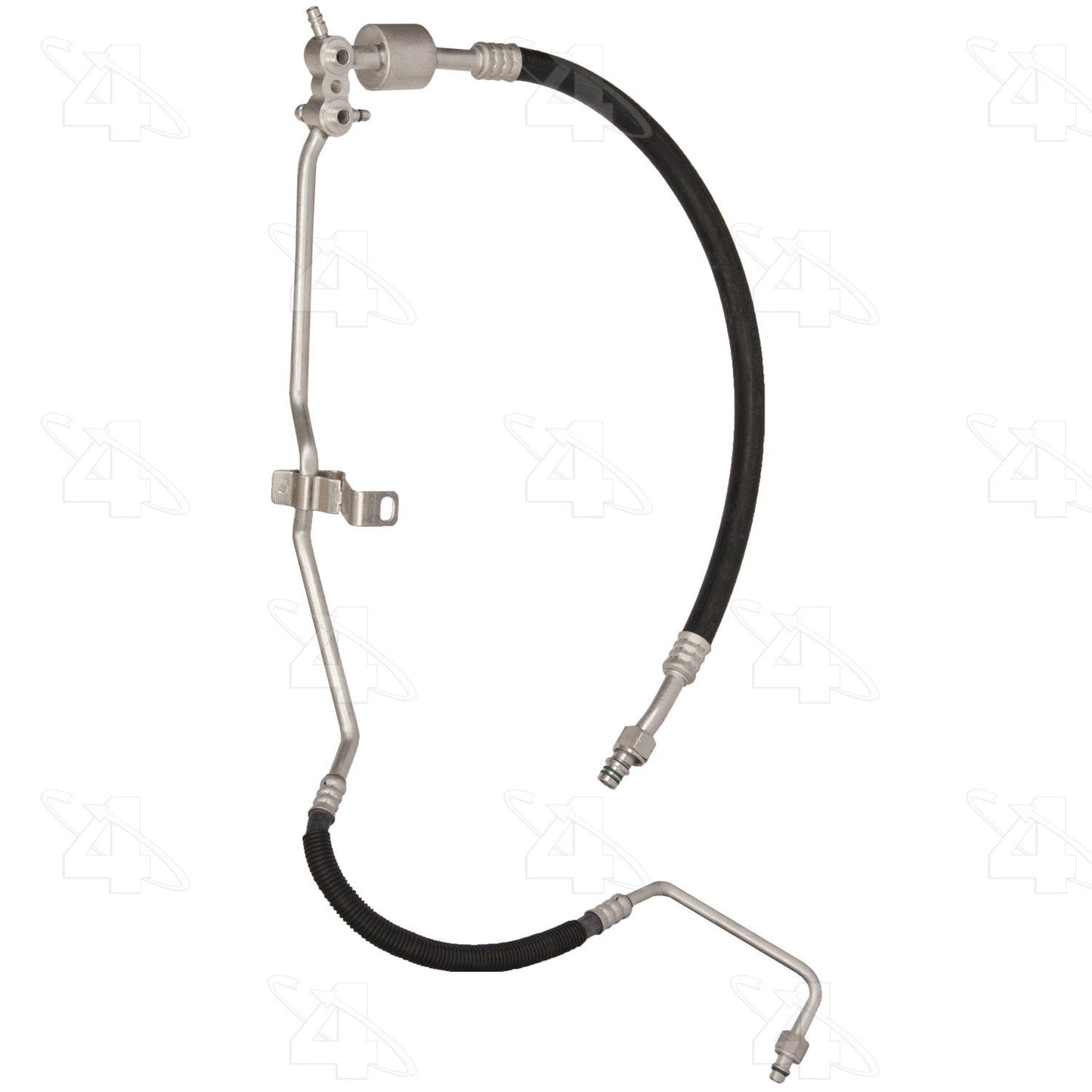 Front View of A/C Refrigerant Discharge / Suction Hose Assembly FOUR SEASONS 55909