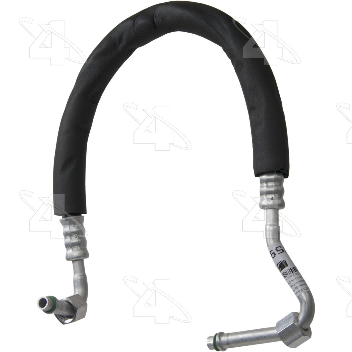 Front View of A/C Refrigerant Discharge Hose FOUR SEASONS 55981