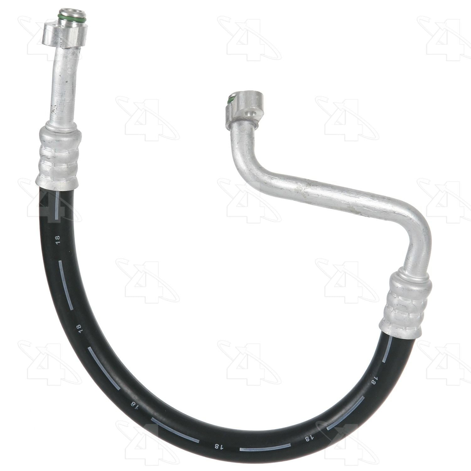 Front View of A/C Refrigerant Suction Hose FOUR SEASONS 56029