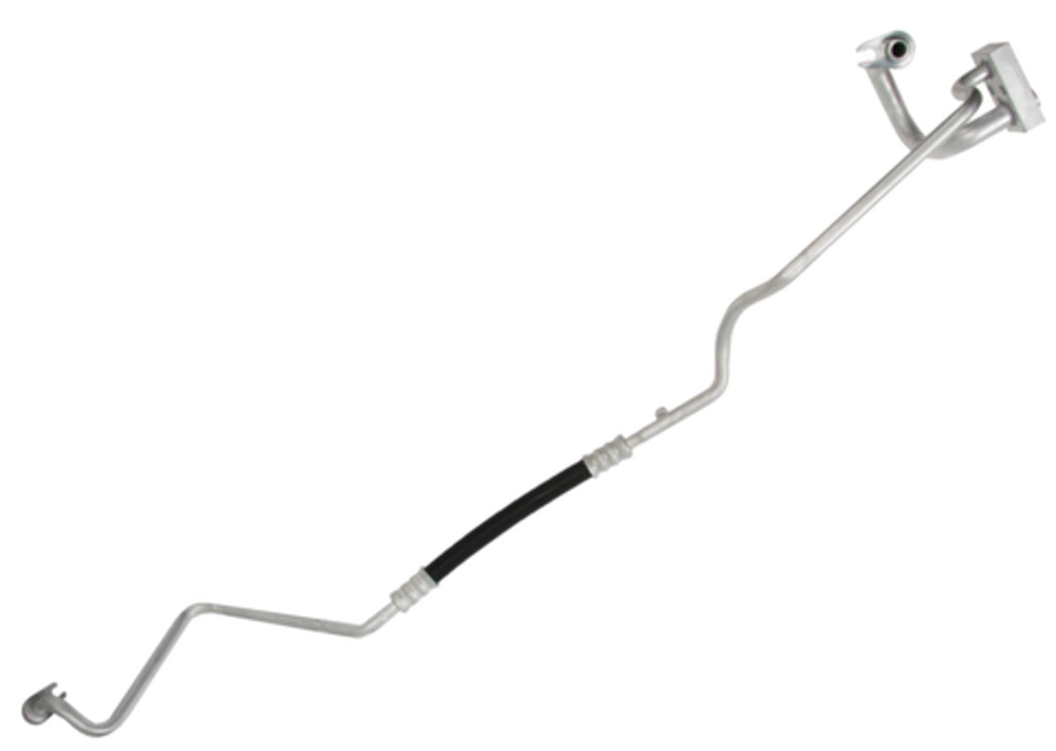 Angle View of A/C Liquid Line with Orifice Tube FOUR SEASONS 56037