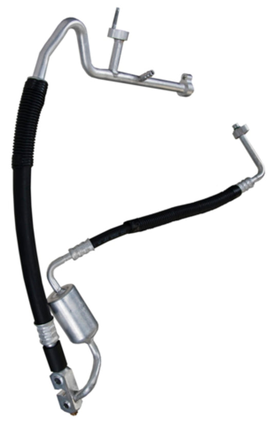 Angle View of A/C Refrigerant Discharge / Suction Hose Assembly FOUR SEASONS 56047