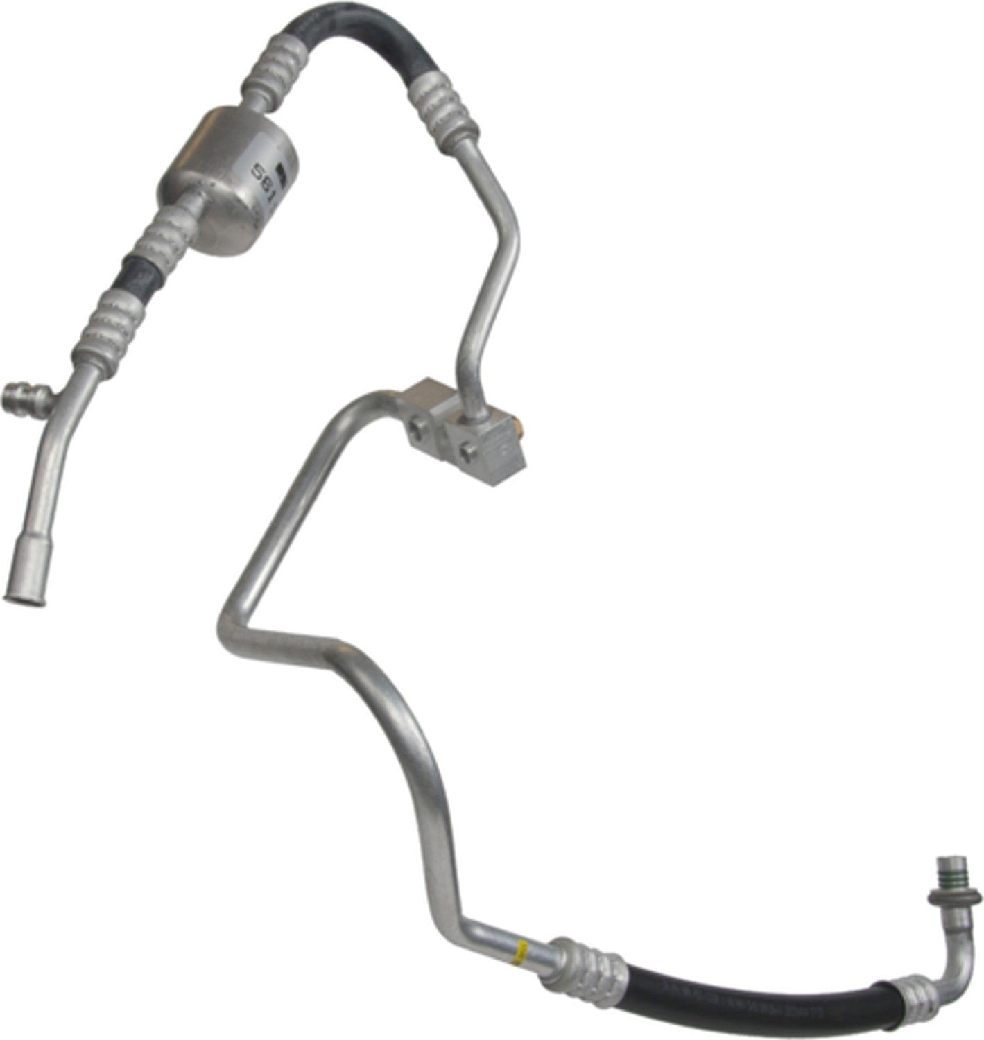 Angle View of A/C Refrigerant Discharge / Suction Hose Assembly FOUR SEASONS 56116