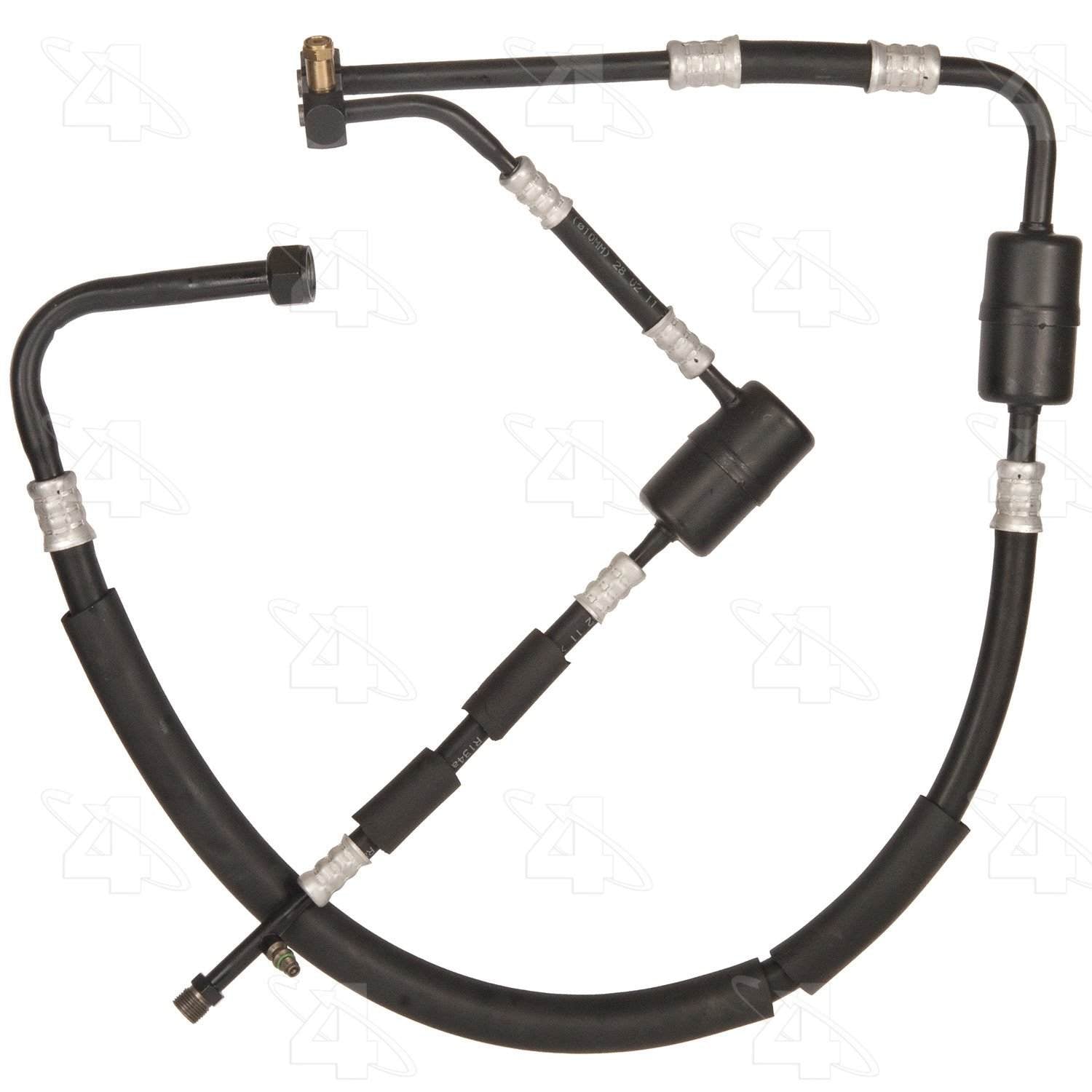 Front View of A/C Refrigerant Discharge / Suction Hose Assembly FOUR SEASONS 56119