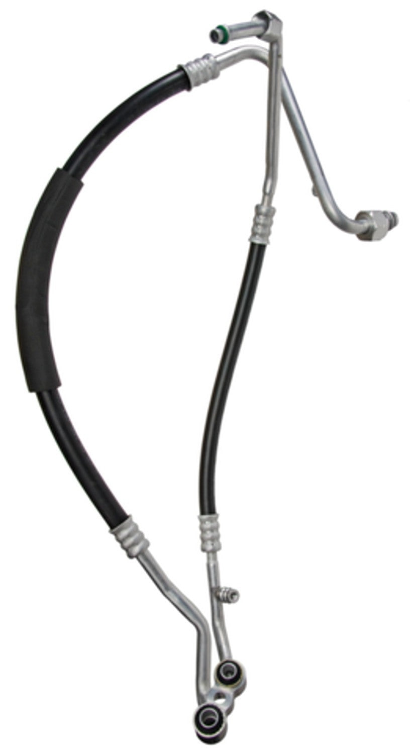 Angle View of A/C Refrigerant Discharge / Suction Hose Assembly FOUR SEASONS 56155