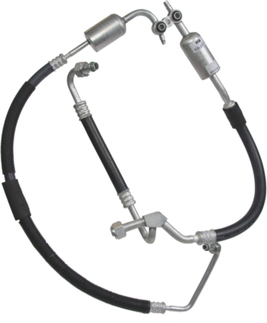 Angle View of A/C Refrigerant Discharge / Suction Hose Assembly FOUR SEASONS 56157