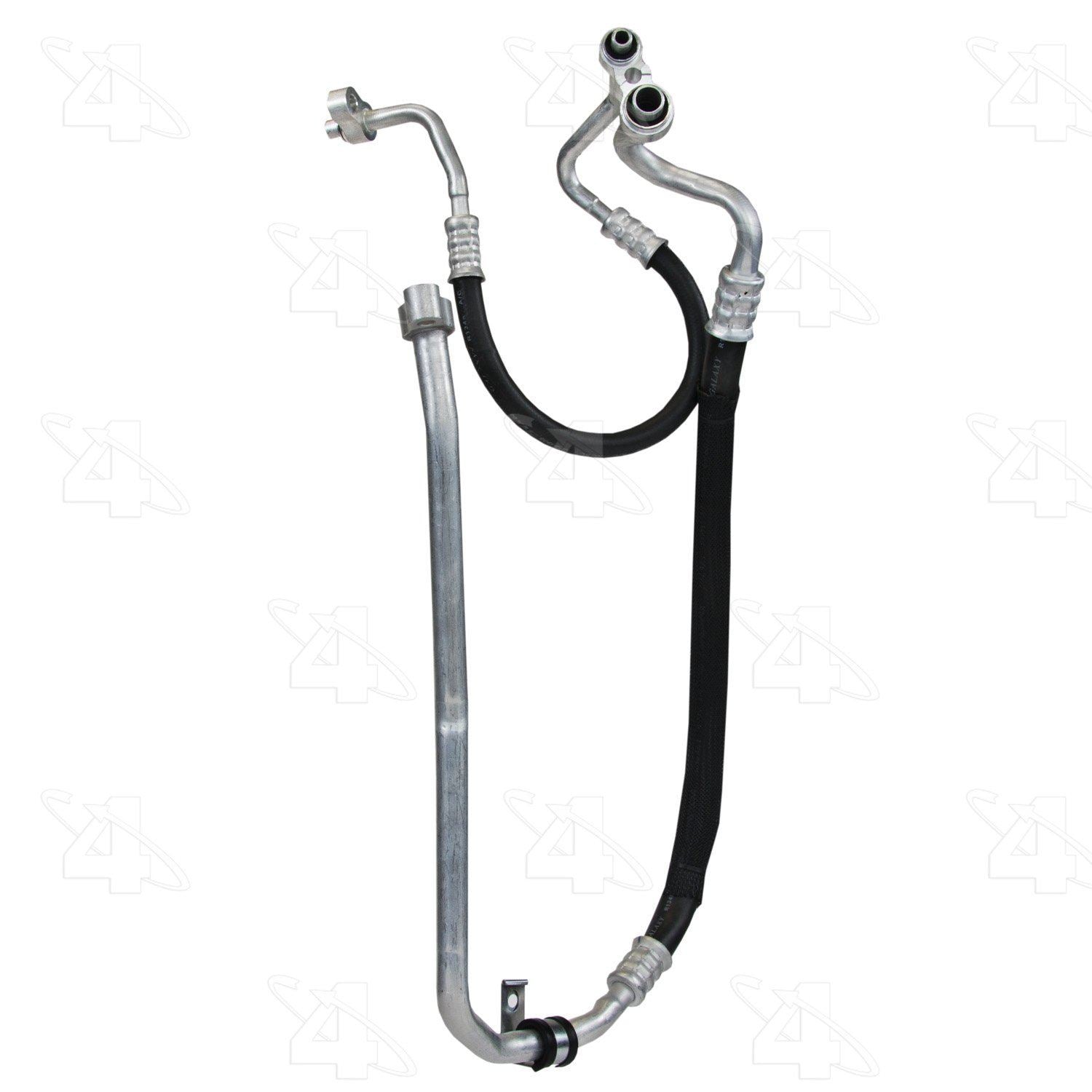 Front View of A/C Refrigerant Discharge / Suction Hose Assembly FOUR SEASONS 56172