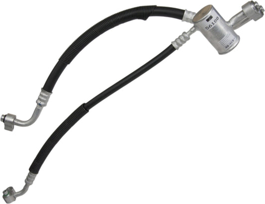 Angle View of A/C Refrigerant Discharge / Suction Hose Assembly FOUR SEASONS 56180