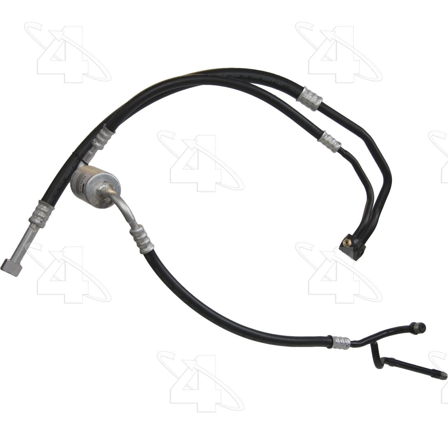 Front View of A/C Refrigerant Discharge / Suction Hose Assembly FOUR SEASONS 56213