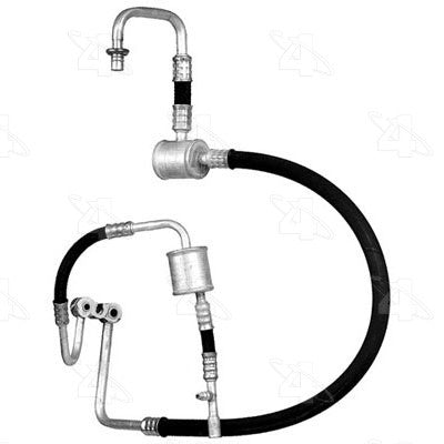 Front View of A/C Refrigerant Discharge / Suction Hose Assembly FOUR SEASONS 56230