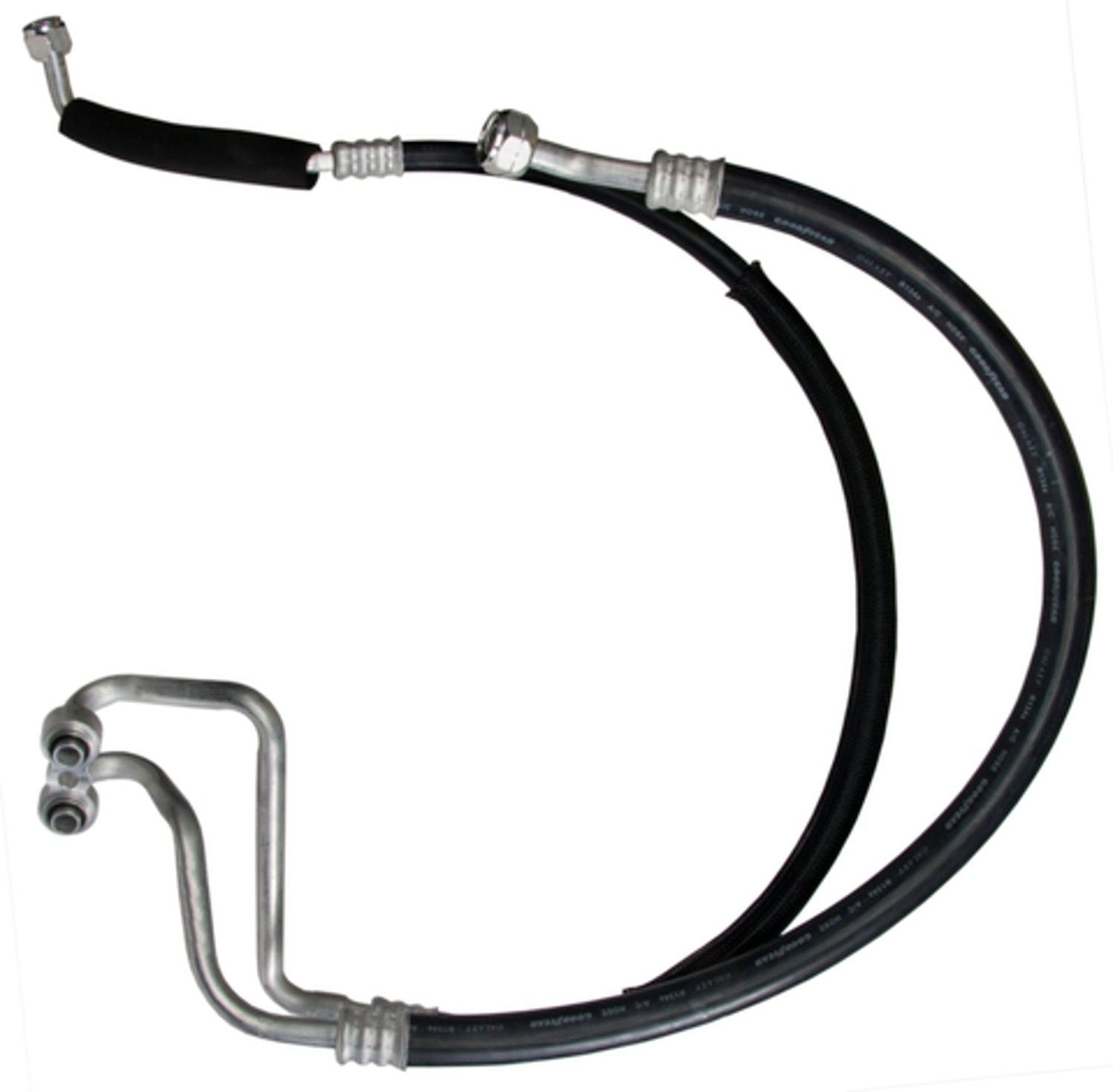 Angle View of A/C Refrigerant Discharge / Suction Hose Assembly FOUR SEASONS 56250