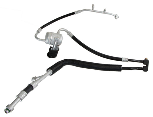 Angle View of A/C Refrigerant Discharge / Suction Hose Assembly FOUR SEASONS 56371