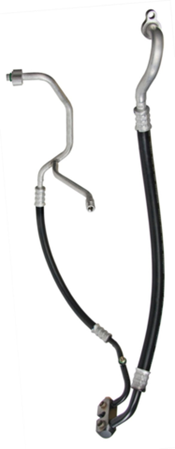 Angle View of A/C Refrigerant Discharge / Suction Hose Assembly FOUR SEASONS 56375