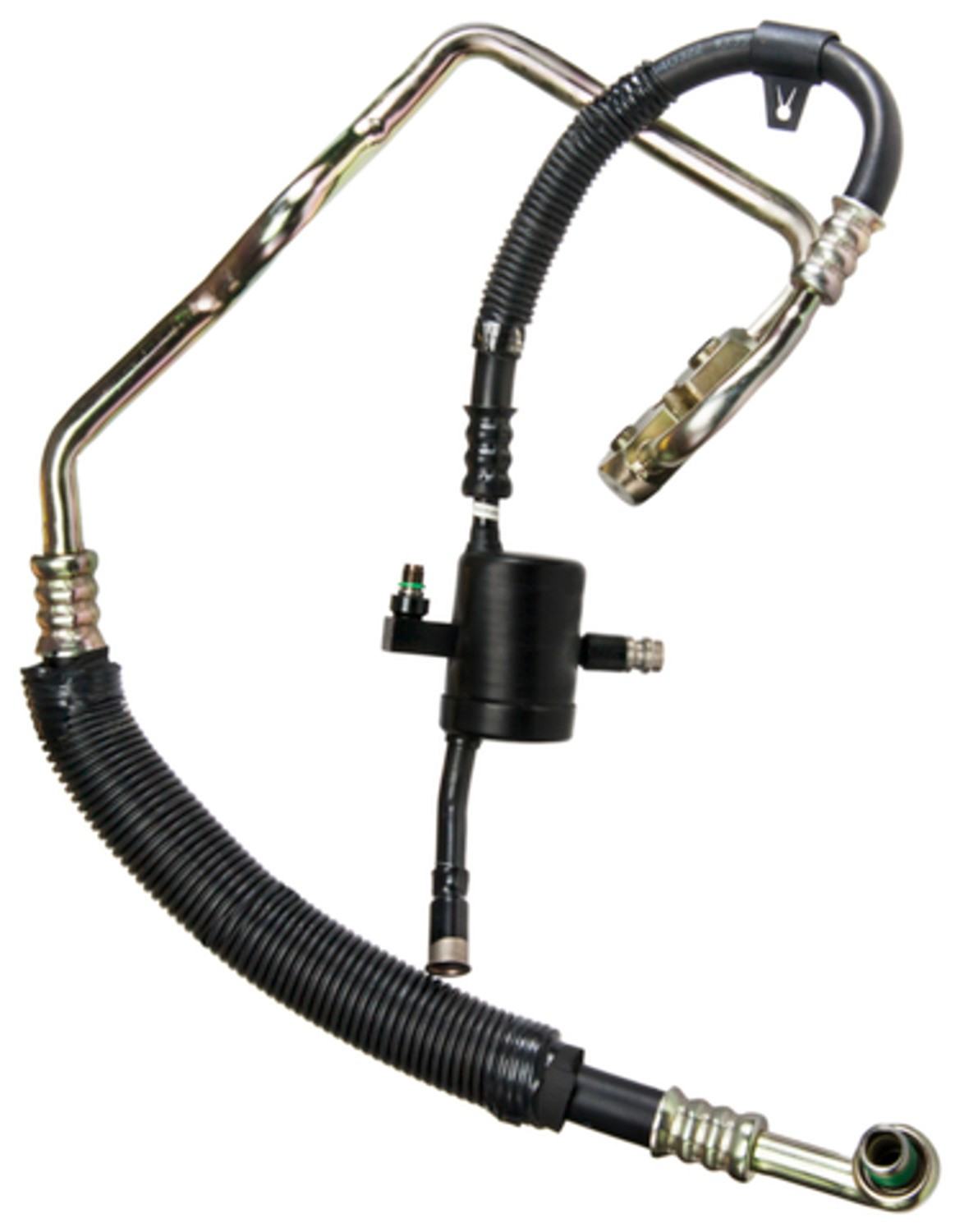 Angle View of A/C Refrigerant Discharge / Suction Hose Assembly FOUR SEASONS 56392