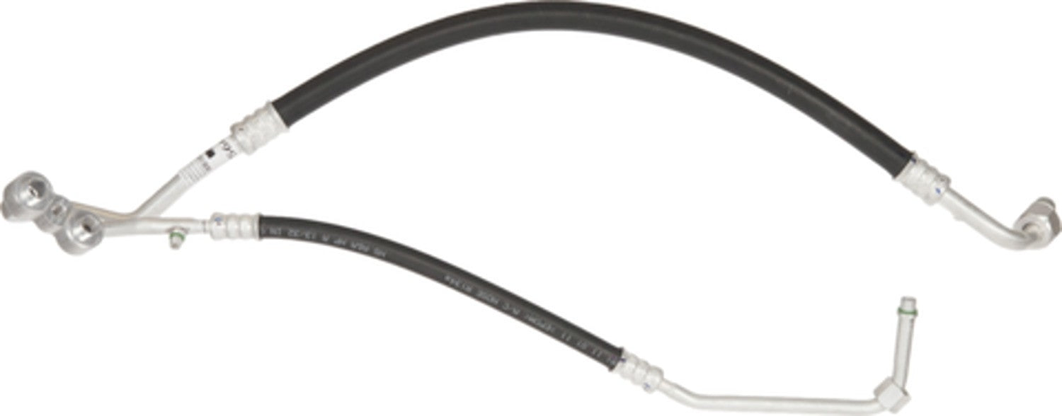 Angle View of A/C Refrigerant Discharge / Suction Hose Assembly FOUR SEASONS 56408