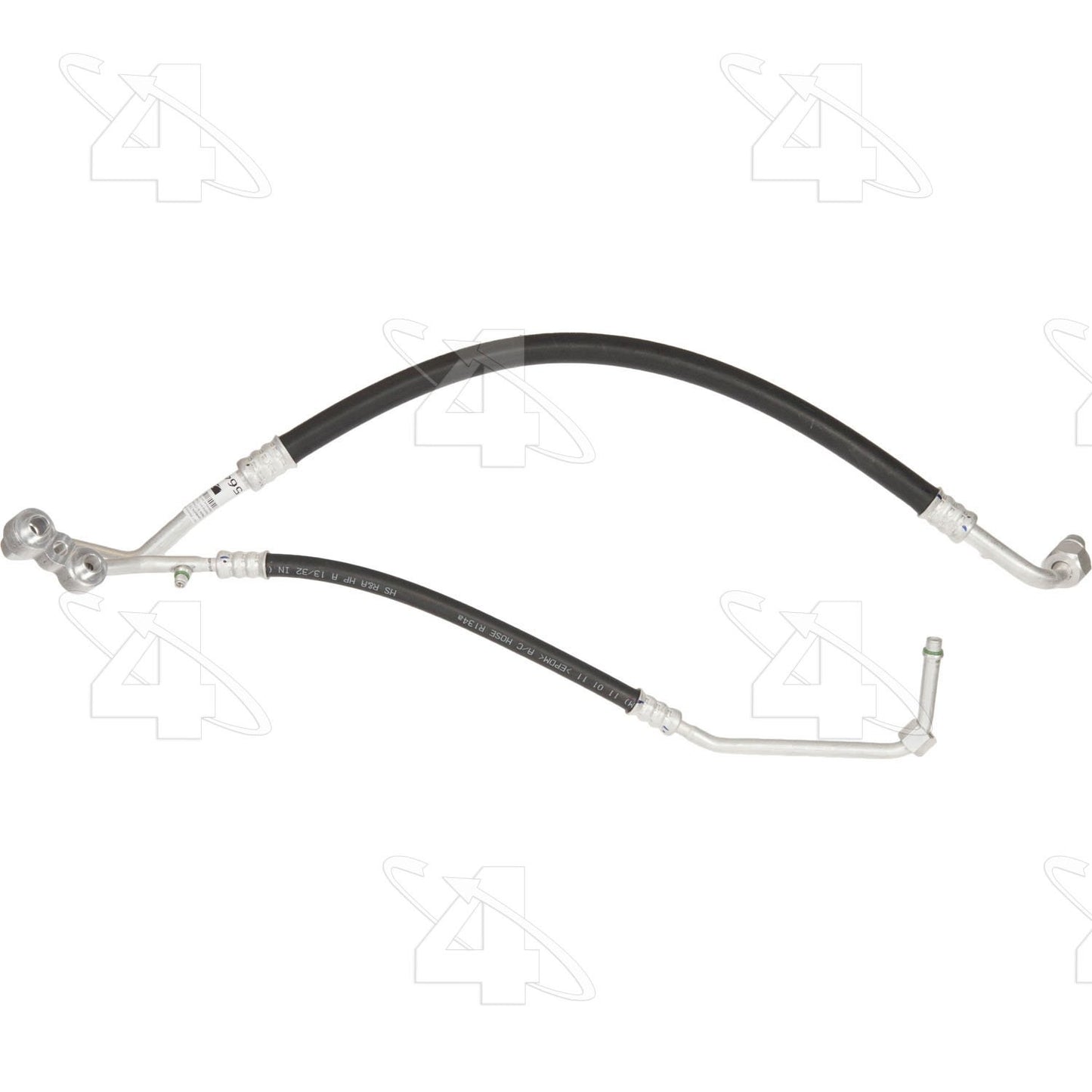 Front View of A/C Refrigerant Discharge / Suction Hose Assembly FOUR SEASONS 56408