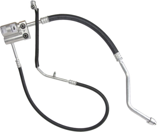 Angle View of A/C Refrigerant Discharge / Suction Hose Assembly FOUR SEASONS 56409