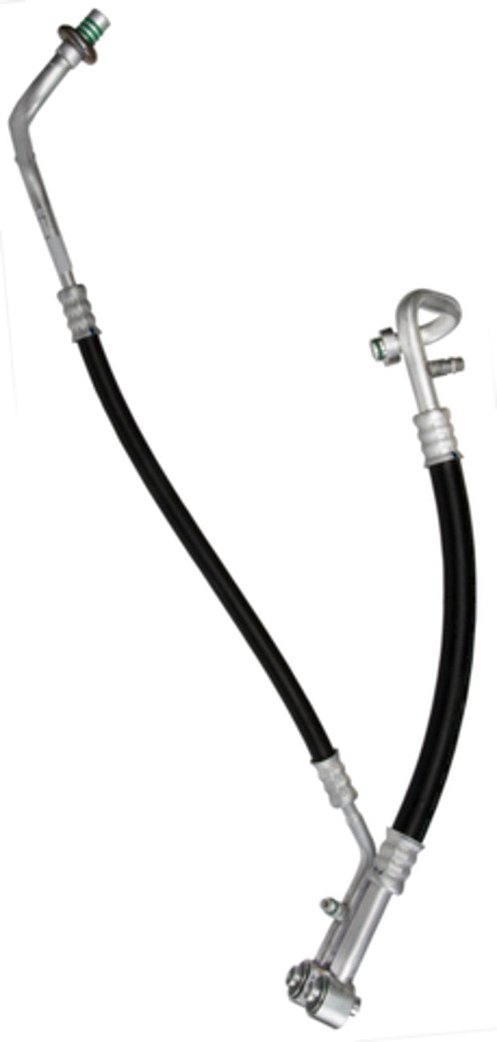 Angle View of A/C Refrigerant Discharge / Suction Hose Assembly FOUR SEASONS 56521