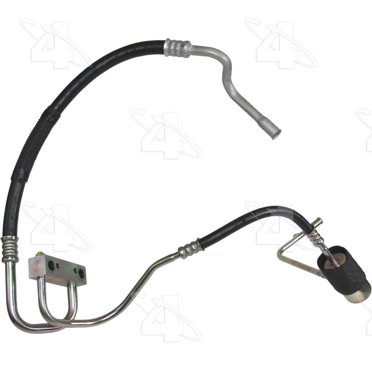 Front View of A/C Refrigerant Discharge / Suction Hose Assembly FOUR SEASONS 56680