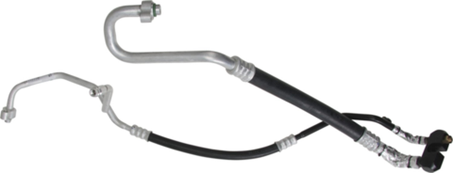 Angle View of A/C Refrigerant Discharge / Suction Hose Assembly FOUR SEASONS 56698