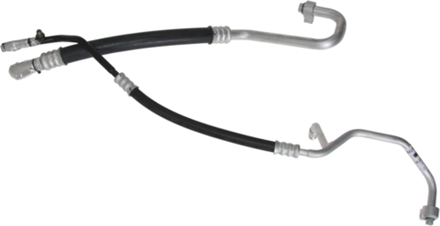 Back View of A/C Refrigerant Discharge / Suction Hose Assembly FOUR SEASONS 56698