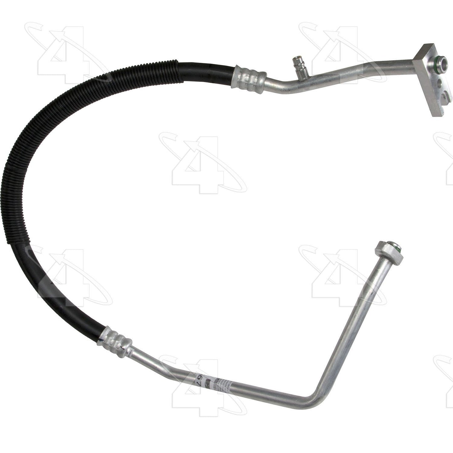 Front View of A/C Refrigerant Suction Hose FOUR SEASONS 56719