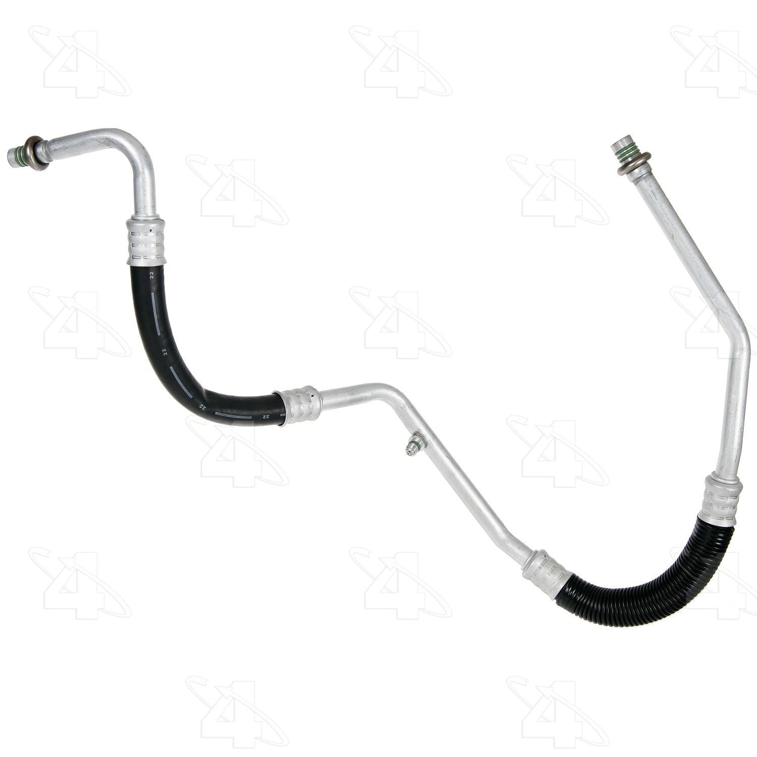 Front View of A/C Refrigerant Suction Hose FOUR SEASONS 56763