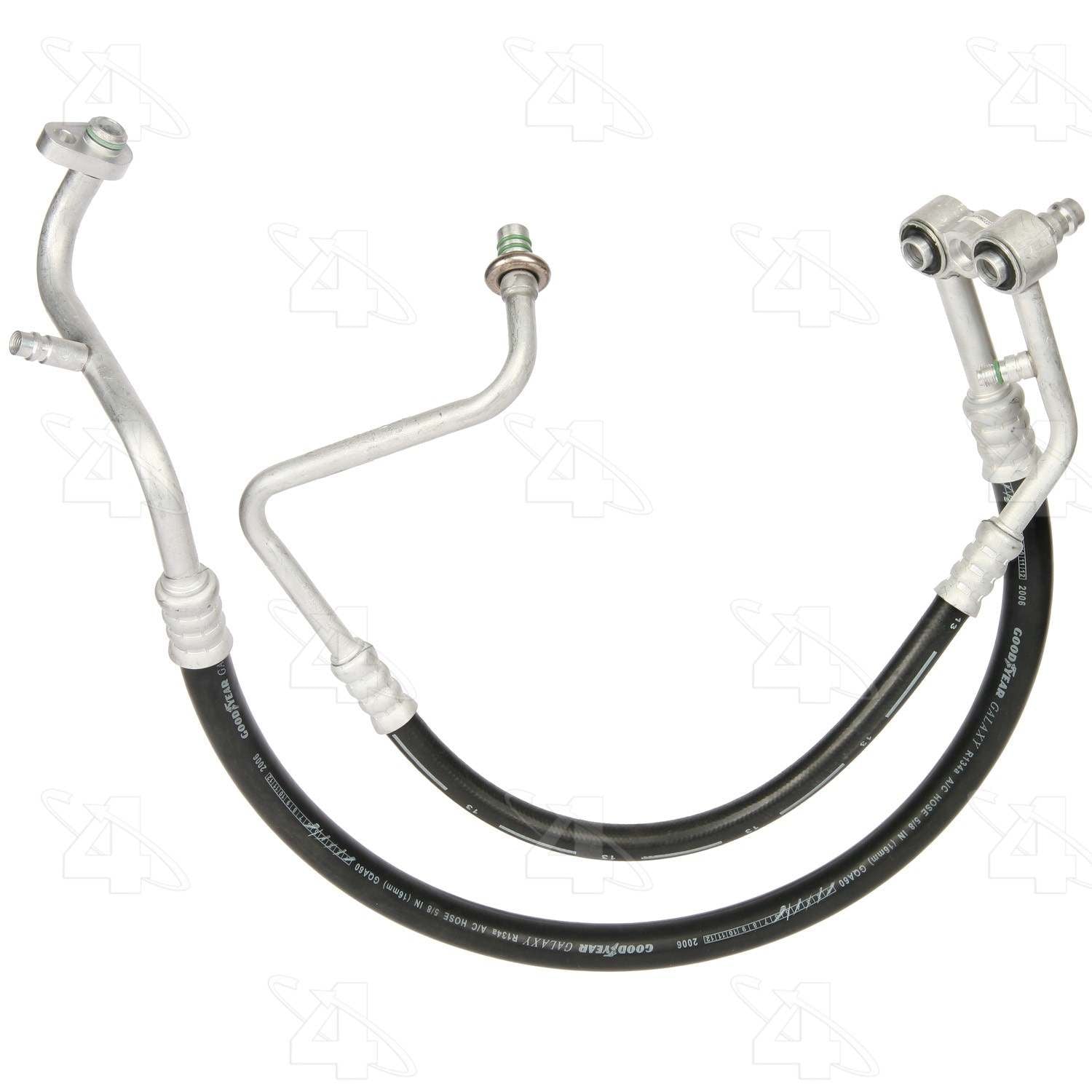 Front View of A/C Refrigerant Discharge / Suction Hose Assembly FOUR SEASONS 56793