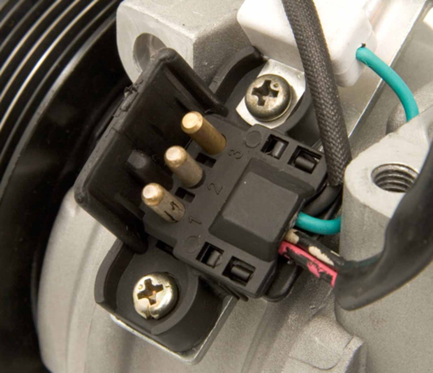 Connector View of A/C Compressor FOUR SEASONS 58336