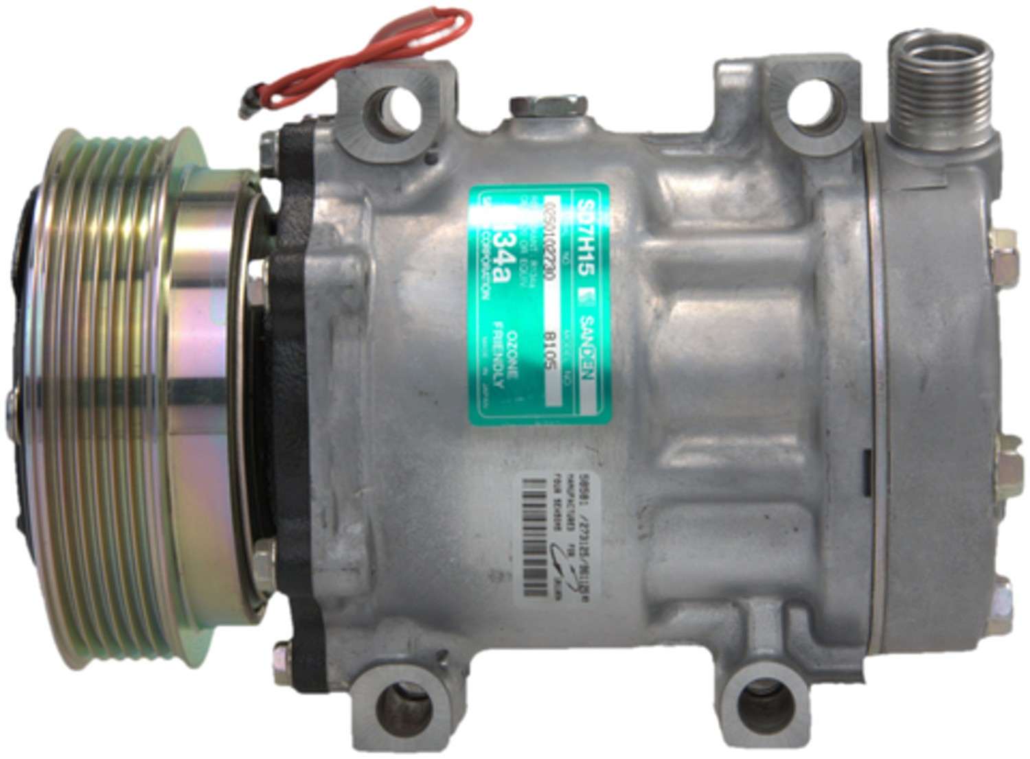 Left View of A/C Compressor FOUR SEASONS 58581