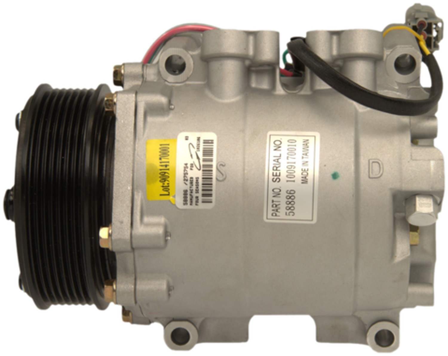 Left View of A/C Compressor FOUR SEASONS 58886